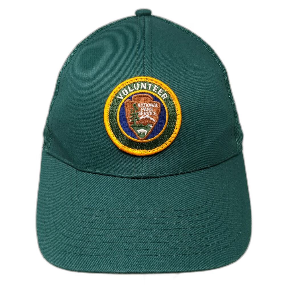 Legend Baseball Cap Green One Size National Park Service Volunteer Mesh Hat